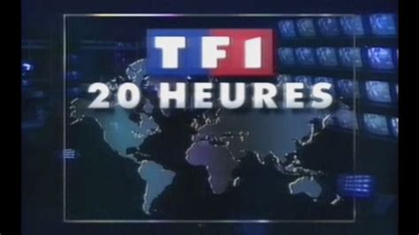 Tf1 is considered to be the most viewed television channel in europe. TF1 - Journal de 20 heures (1993) - YouTube