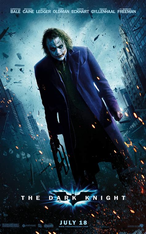 The Dark Knight 2008 En 2020 Batman Le Chevalier Noir Films De