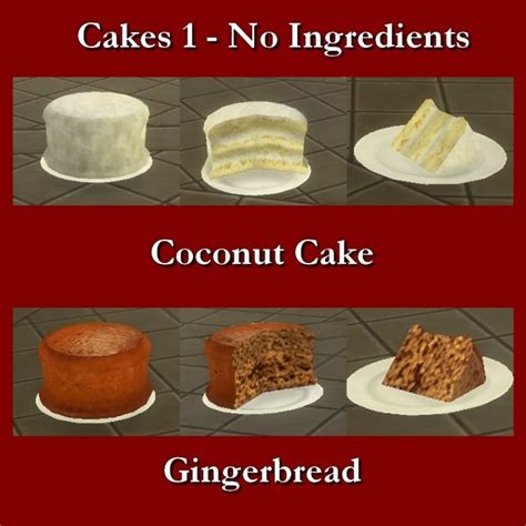 Custom Food Cakes No Ingredients 1 By Leniad At Mod The
