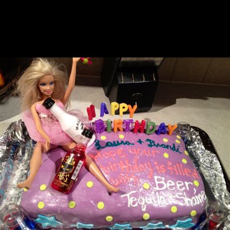 Drunken Barbie Cake Emily Smith Barbie Cake 21st Birthday Cakes Best Friend Birthday
