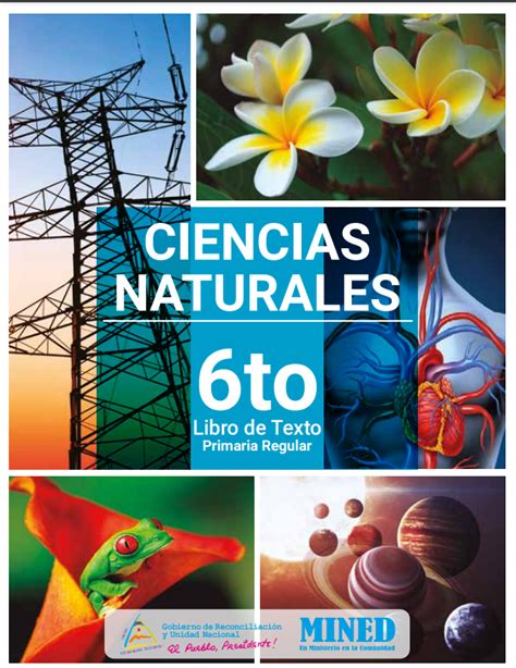 🥇【 Libro De Ciencias Naturales 6 Sexto Grado Nicaragua