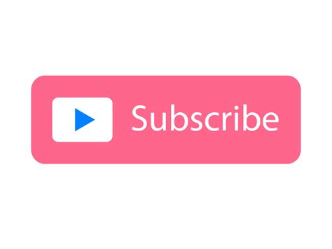 Pink Free Youtube Subscribe Button Icon Ui Design