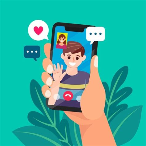 Free Vector Friends Video Calling Illustrated Friends Illustration