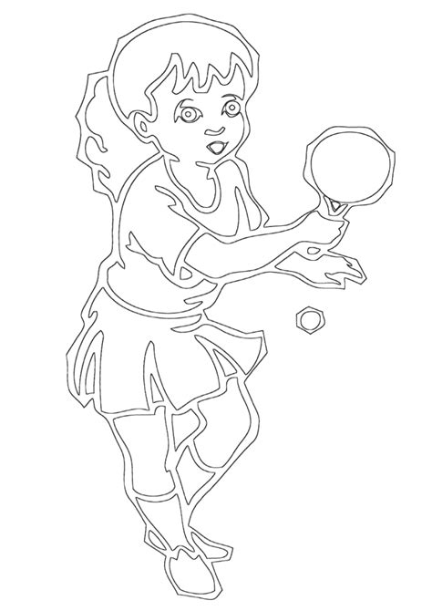 Ping Pong Coloring Pages Coloring Pages To Download And Print