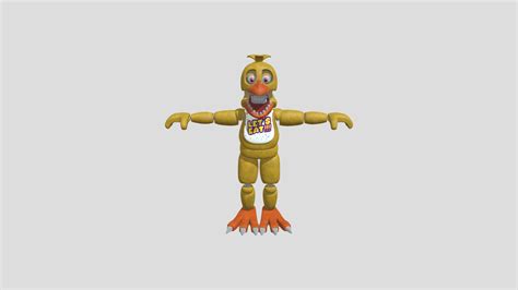 Unwithered Chica Download Download Free 3d Model By Aleksz R