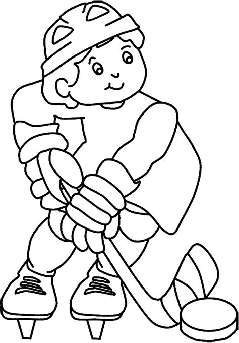 Free Printable Hockey Coloring Page For Kids Coloring Home