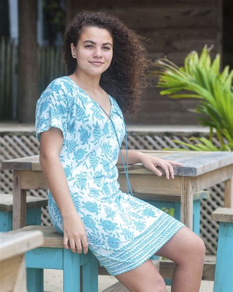 Tropical Beach Dress Fireworks Turtle Turquoise Or Navy So Soft