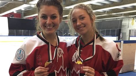 Moncton Sisters Win Ringette Gold Medal In Sudden Death Overtime Cbc News
