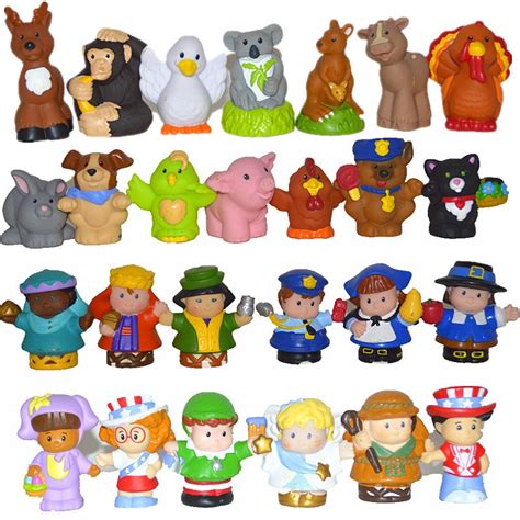 10pcs Set Free Shipping New Little People Pvc Action Figure Dolls Toys Cute Cartoon Doll Figures