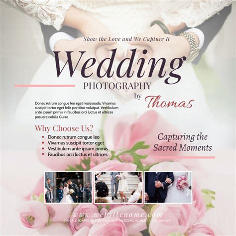 Copy Of Wedding Photography Instagram Post Postermywall