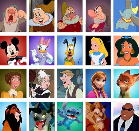 Below is a list of animated movies from walt disney pictures/the walt disney company. Disney Characters in Movie Titles Quiz
