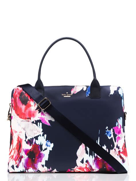 Kate Spade Synthetic Hazy Floral Daveney Laptop Bag Lyst