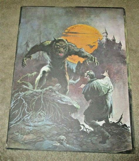 Original 1980 Frank Frazetta Fantasy Art Poster Print The Werewolf