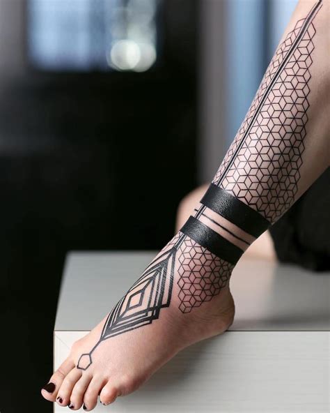 Striking Geometric Tattoos Inspired By Natures Microscopic World