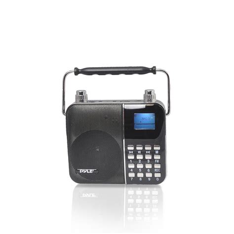 Proreck portable speaker with microphone 7. PYLE PWMA68 - Sing Along Portable Karaoke Radio & PA ...