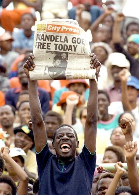 February 11 1990 Day Of Release Nelson Mandela Freed Past Daily News History Music