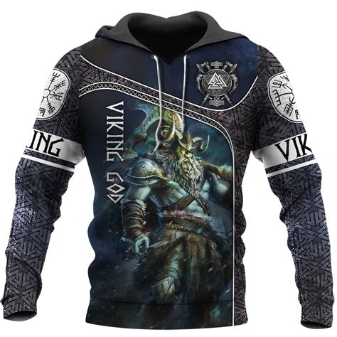 Tessffel Vikings Symbol Tattoo Viking Warriors Newfashion Trucksuit