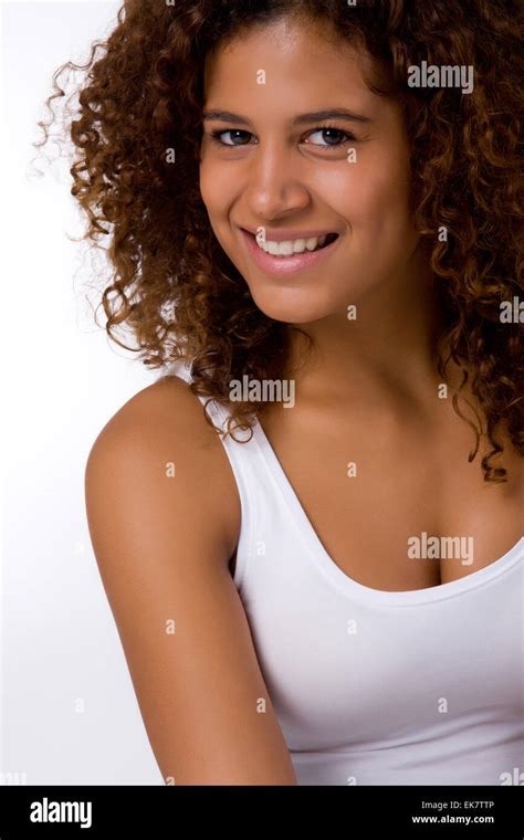 Cute African Woman Stock Photo Alamy