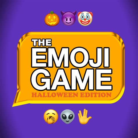 The Emoji Game Halloween Edition
