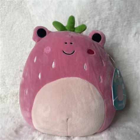 Squishmallows Adabelle The Pink Strawberry Frog Squishmallow Plush