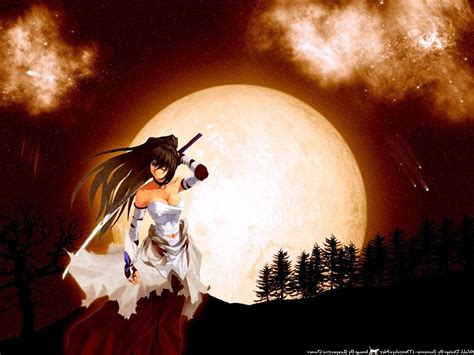 Anime Girls Sword Original Characters Wallpapers Hd Desktop And