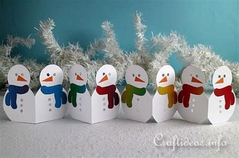 Paper Snowman Garland Bring Some Winter Spirit To Your Home With This