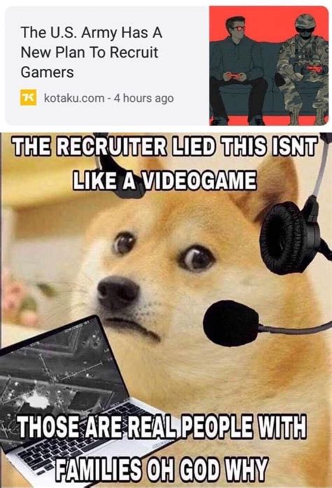 Doge Joins The Us Army Ironic Doge Memes Know Your Meme