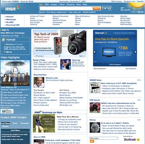 Msn Home Page Gets A Major Face Lift