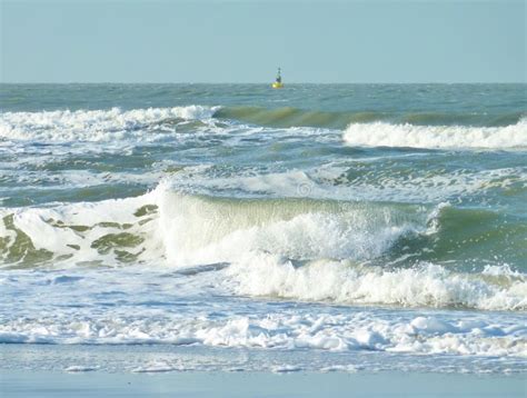 The North Sea And Beach Of The Dutch Coast Stock Image Image Of