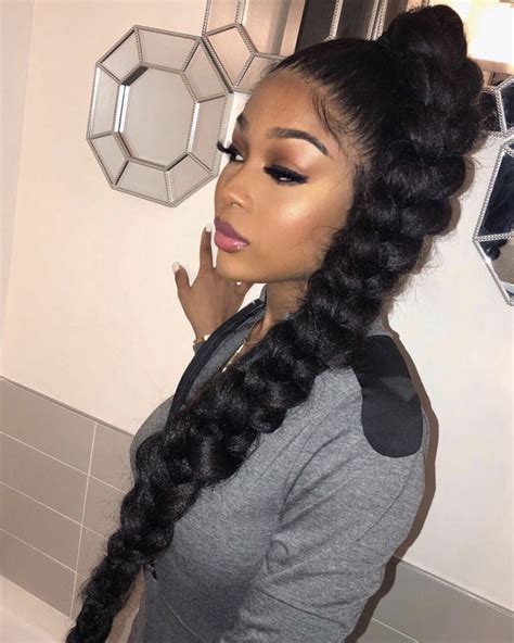 Follow Saucybrilliance 💦🧠 For More High Ponytail Hairstyles