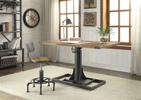 Hbada office task desk chair. Empleton Adjustable Height Desk & Chair CM-DK6364L in ...