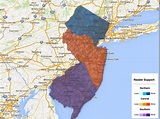 Here are the North, Central and South Jersey borders as determined by ...