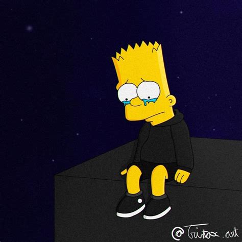 Bart Simpson Crying Wallpapers Wallpaper Cave