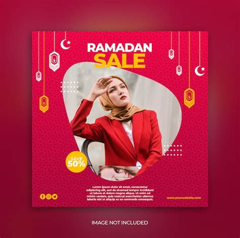 Premium Psd Ramadan Fashion Sale Promotion Banner Template For Social