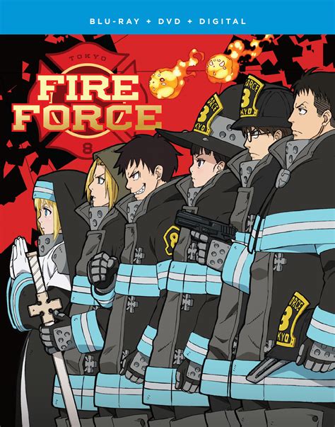 Fire Force Season One Part Two Blu Raydvd 4 Discs Best Buy