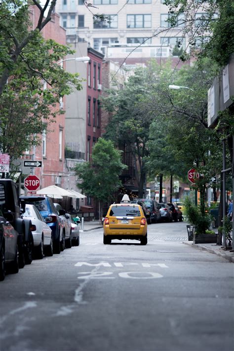 무료 이미지 나무 보행자 도로 거리 보도 시티 도시의 뉴욕 도시 풍경 도심 택시 수송 차량 레인