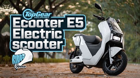 ecooter e5 review how efficient is it versus a gasoline powered scooter top gear philippines