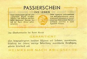 LeMO Bestand - Objekt - Sowjetischer Passierschein, 1944