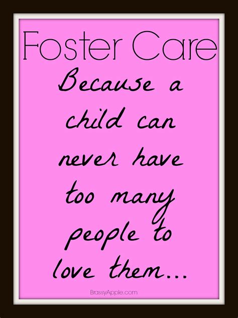 Quotes About Foster Care Quotesgram