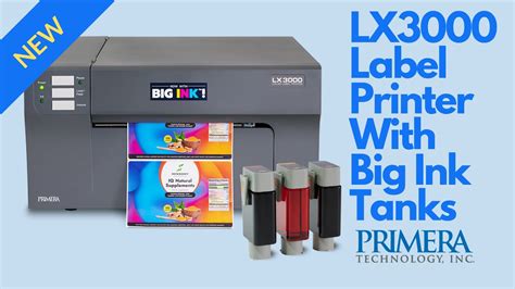 Printing Labels With Primera S New LX3000 Color Label Printer With Big