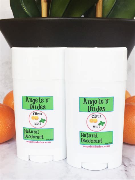 Citrus Mint Natural Deodorant Angels N Dudes