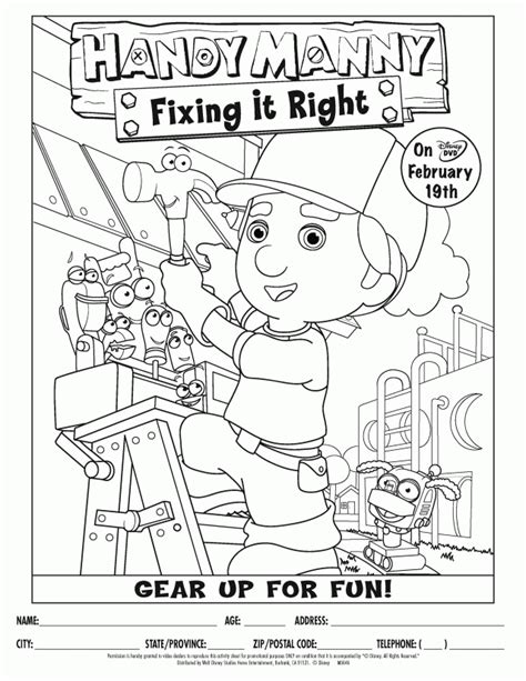 Playhouse Disney Coloring Pages Coloring Home