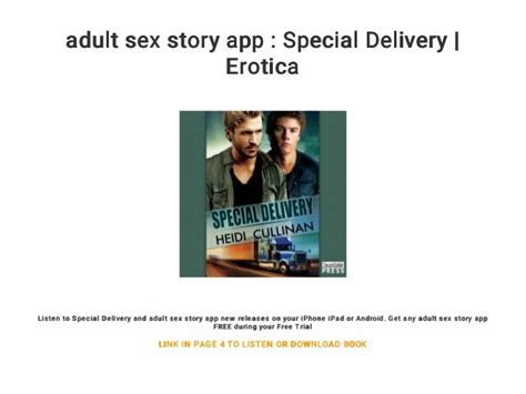 Adult Sex Story App Special Delivery Erotica