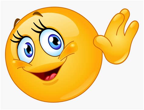 Raised Hand Emoticon Images Waving Smiley Face Clip Art Raise Your My
