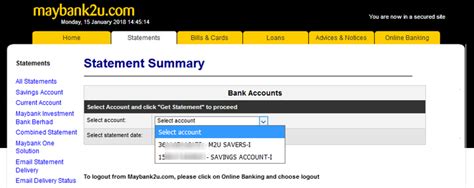 Oleh itu kali ini saya akan berkongsi cara untuk mendaftar dan menggunakan maybank2u online banking. Cara Mendapatkan Statement atau Penyata Kewangan Maybank ...