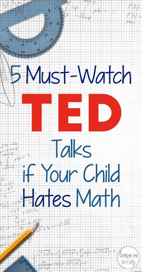 5 Must Watch Ted Talks If Your Child Hates Math Ted For Kids