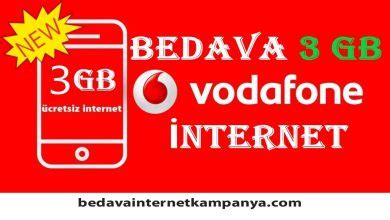 Vodafone Bedava İnternet Nasıl Yapılır 2020 Bedava İnternet Paketleri