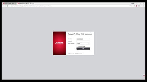Avaya Web Manager Youtube