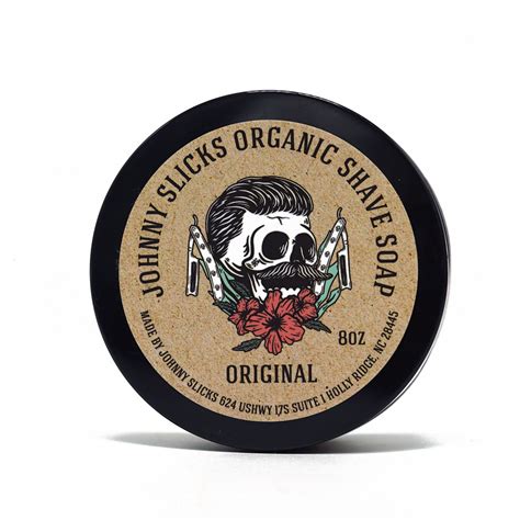 Organic Shave Soap | Smooth & Creamy + 100% Organic | Johnny Slicks
