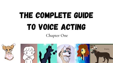 The Complete Guide To Voice Acting Chapter 1 Youtube